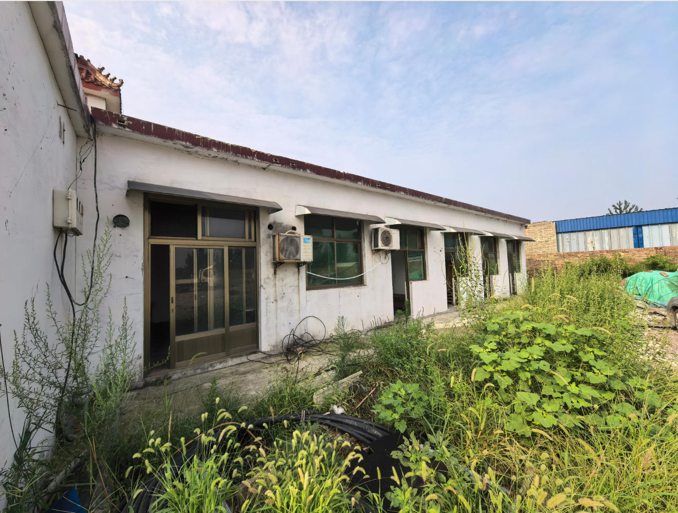 保定市满城107国道边新建厂库房出租/另有在建厂区，可做定制厂房