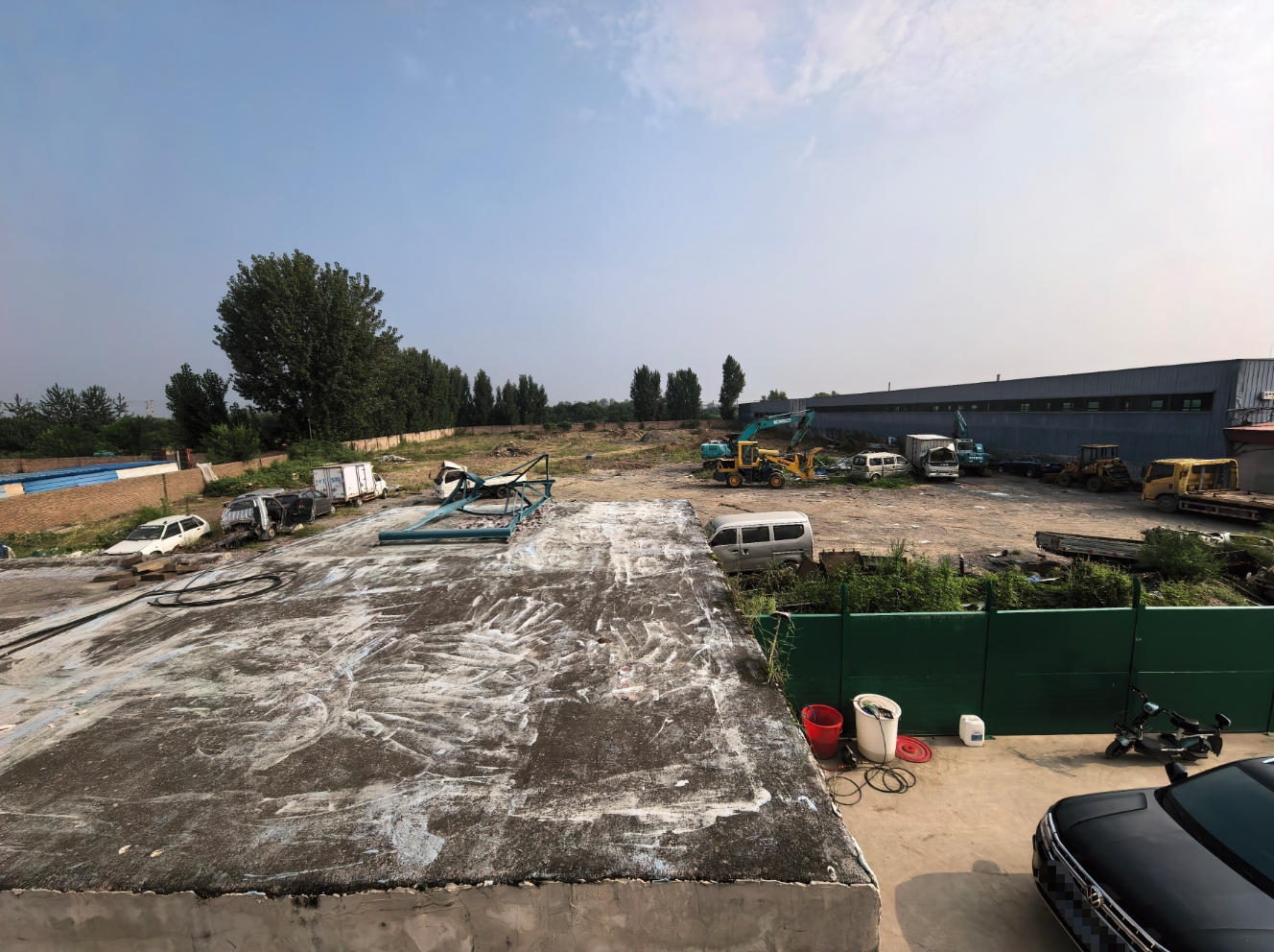 保定市满城107国道边新建厂库房出租/另有在建厂区，可做定制厂房